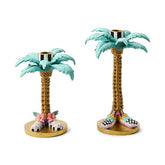 Patience Brewster Palm Tree Candle Holders, Set of 2