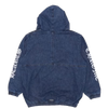 Chrome Hearts Ruckus Hooded Denim Cross Patch Jacket back/alternate view