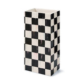 Courtly Check Pillar Vase