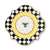 Bee Toile Salad Plate