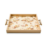 Wild Rose White Serving Tray