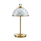 Sky Check LED Rechargeable Dome Table Lamp