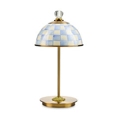 Sky Check LED Rechargeable Dome Table Lamp