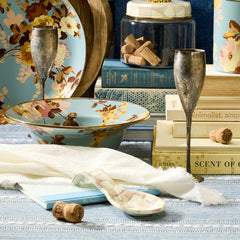 Wild Rose Slate Serving Bowl