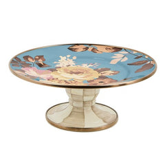 Wild Rose Slate Mini Pedestal Platter