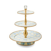 Sky Check Three Tier Sweet Stand