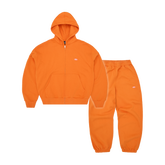 Corteiz Mini Island Hoodie Tracksuit - Orange front view
