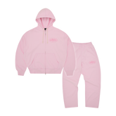 Corteiz Island Knockout Tracksuit - Pink front view