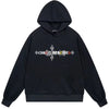 Chrome Hearts Artistic Cross Hoodie Black back/alternate view