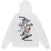 Chrome Hearts Artistic Cross Hoodie White product image