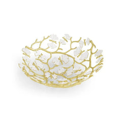 Butterfly Gingko Gold Bread Basket