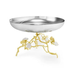 Butterfly Gingko Gold Fruit Bowl