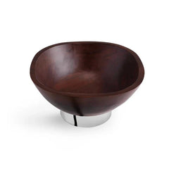 Reflective Wood Salad Bowl