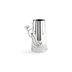 Silver Orchid Vase