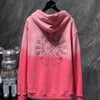 Women’s Chrome Hearts Hoodie Pink back/alternate view