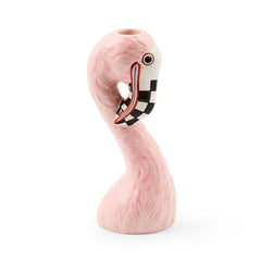 Patience Brewster Flamingo Ceramic Bud Vase