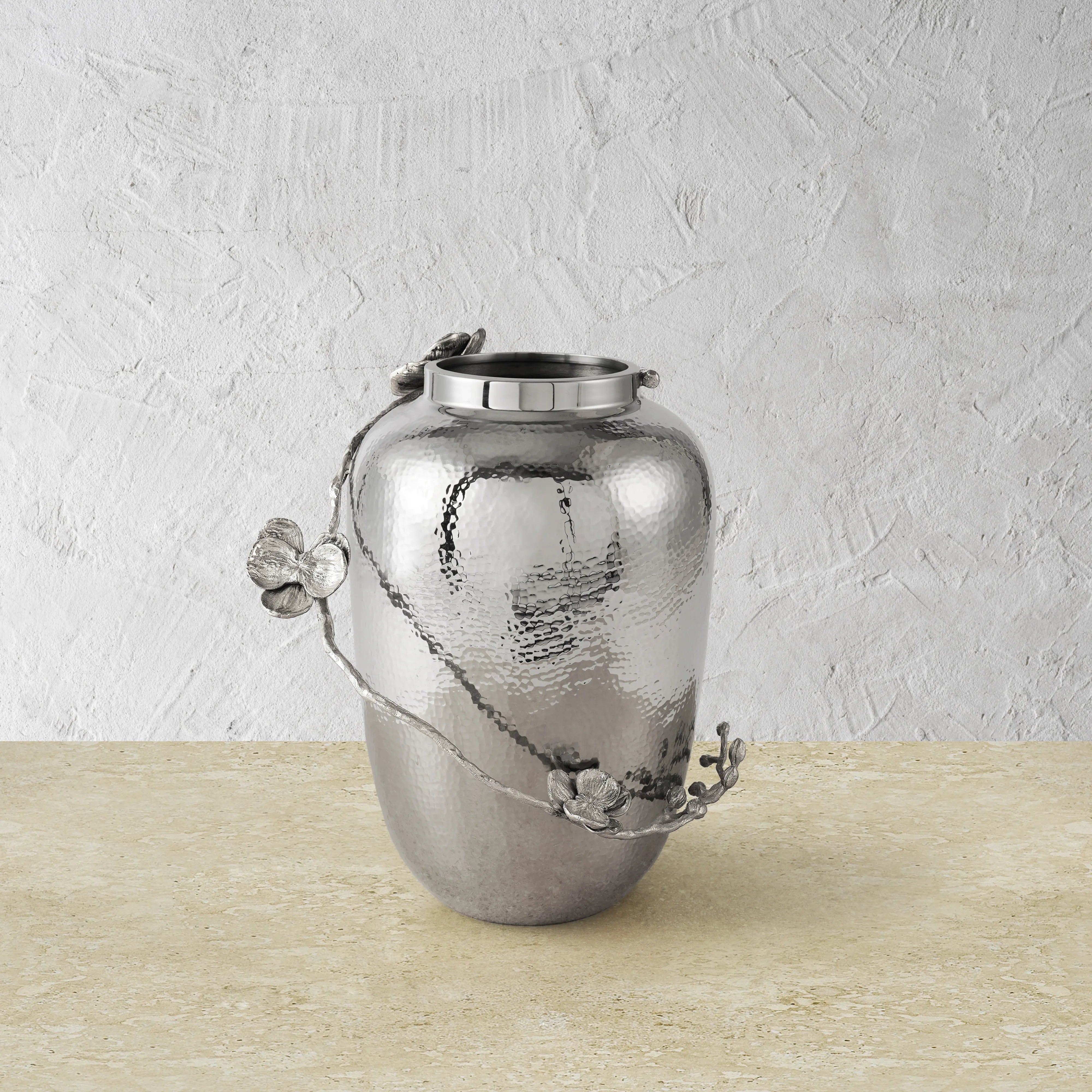 White Orchid Vase