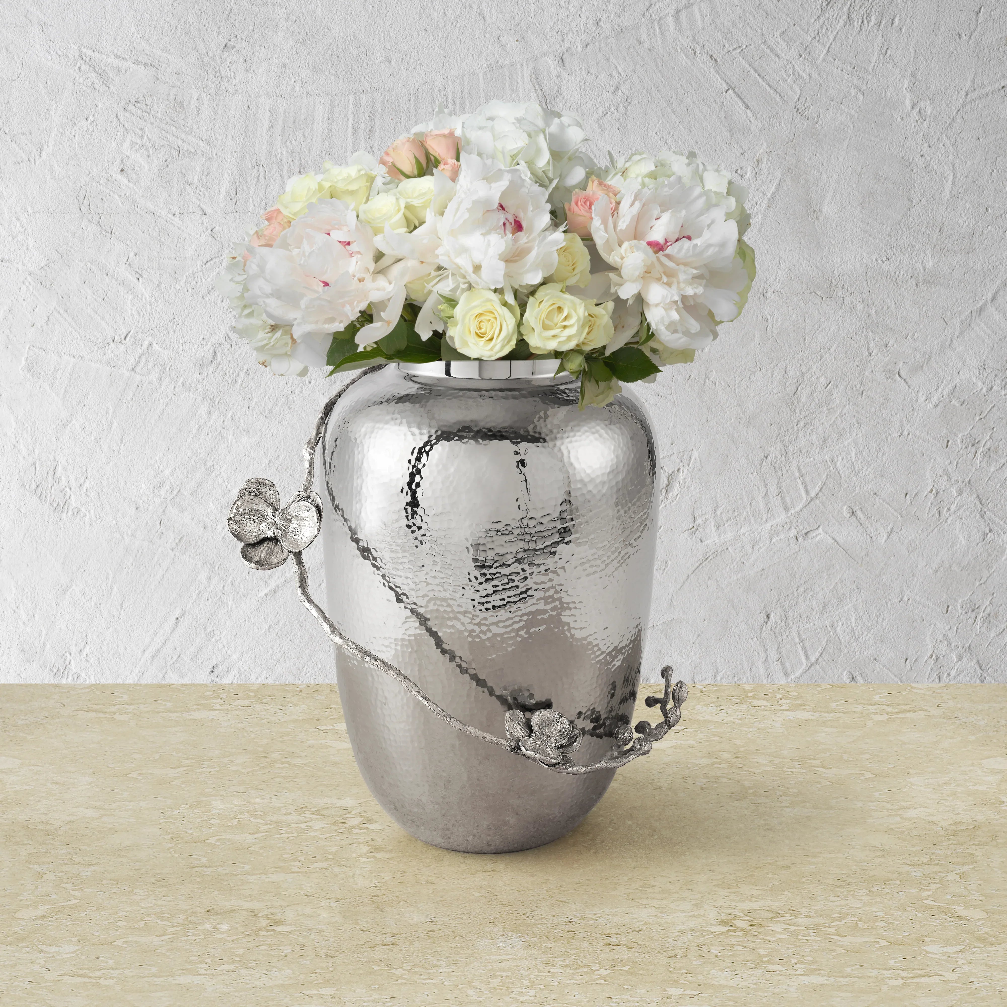 White Orchid Vase