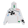 Chrome Hearts Stencil Hoodie in White/Multicolor back/alternate view