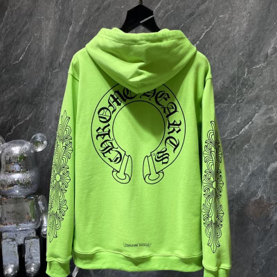Green Chrome Hearts Hoodie​ back/alternate view