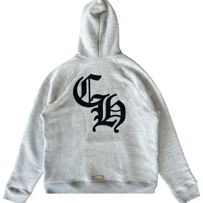 Chrome Hearts Triple Cross Hoodie ‘Grey’ back/alternate view