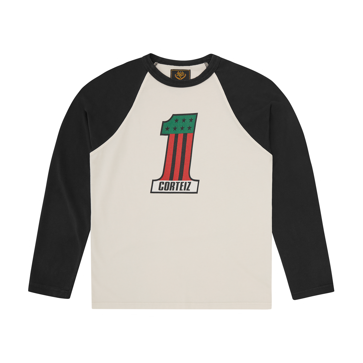 NUMBER 1 RAGLAN LS [BLACK] Hoodie product image