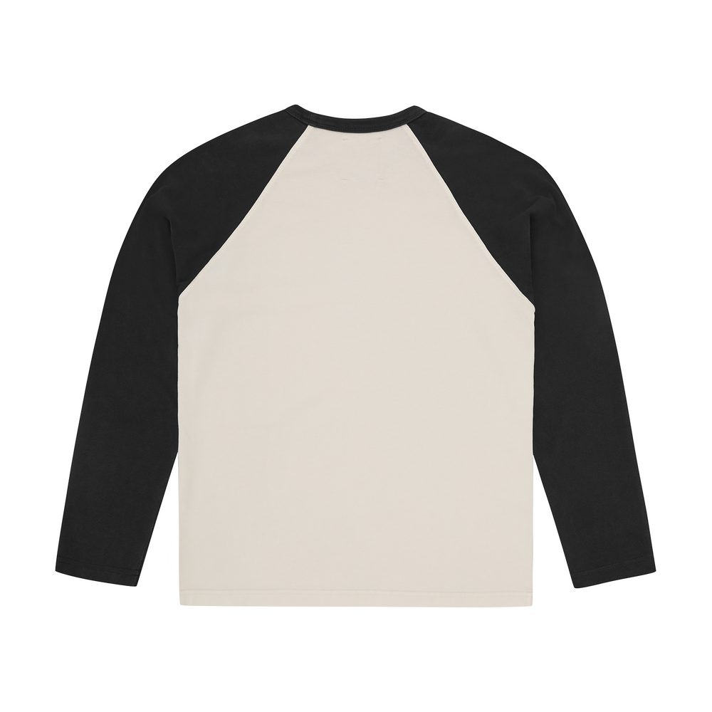 NUMBER 1 RAGLAN LS [BLACK] Hoodie alternate view