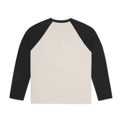 NUMBER 1 RAGLAN LS [BLACK] Hoodie alternate view