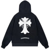 Chrome Hearts Floral Cross Hoodie Black product image