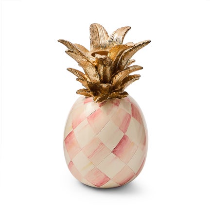 Rosy Pineapple Candle Holder
