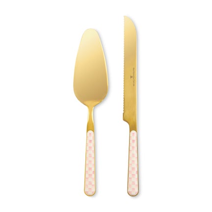 Rosy Check Bistro Cake Serving Set