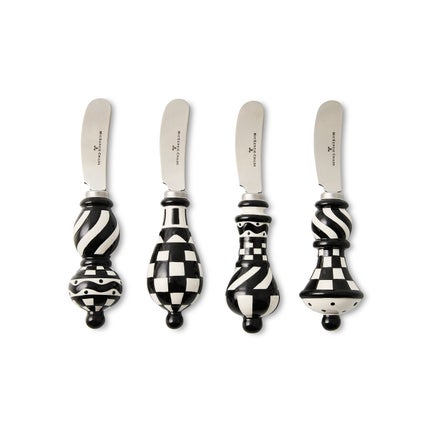 Courtly Check Party Spreaders, Set of 4