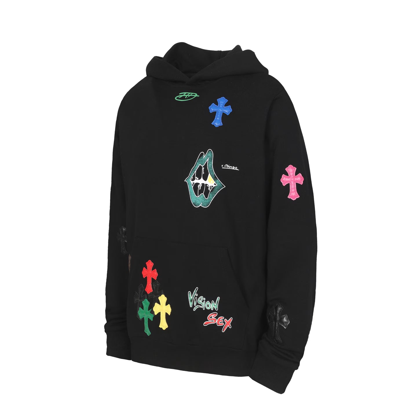 Chrome Hearts Multicolor Hoodie Black back/alternate view