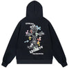 Chrome Hearts Artistic Cross Hoodie Black product image
