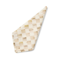 Mocha Check Printed Napkin