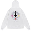 Chrome Hearts White Multi Cross Cemetery Pullover Hoodie product image