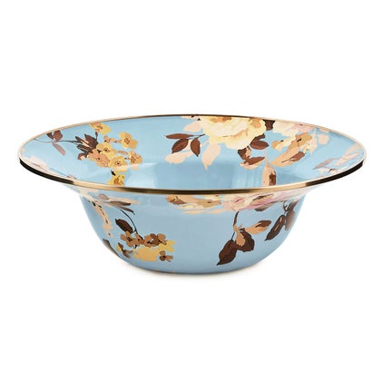 Wild Rose Slate Serving Bowl