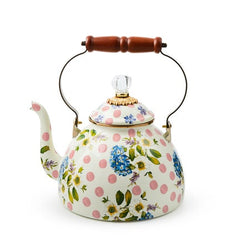 Wildflowers Pink 3 Qt. Tea Kettle