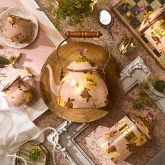 Wild Rose Mauve 2 Quart Tea Kettle