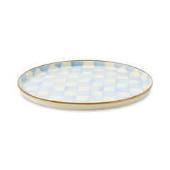 Sky Check Round Tray
