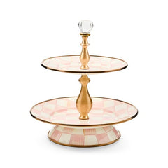 Rosy Check Two Tier Sweet Stand