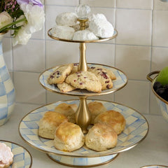 Sky Check Three Tier Sweet Stand