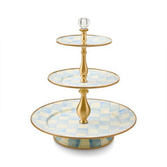 Sky Check Three Tier Sweet Stand