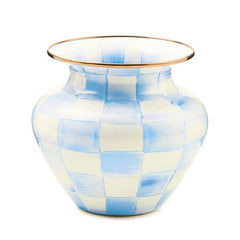 Sky Check Large Vase