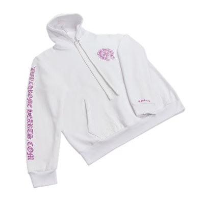 Chrome Hearts CH Purple Glitter Hoodie back/alternate view