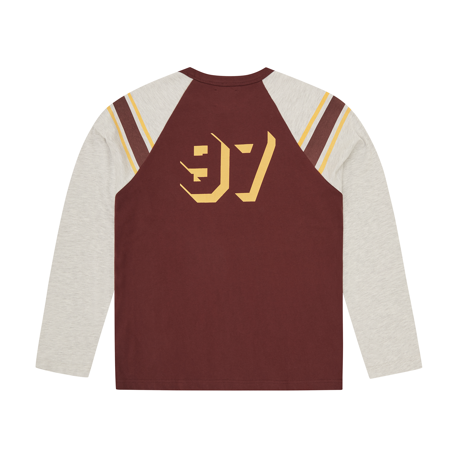 97 HEAVYWEIGHT RAGLAN LS [BURGUNDY] Hoodie alternate view