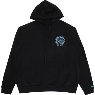 Black Chrome Hearts Online Exclusive Hoodie back/alternate view