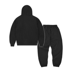 Corteiz Alcatraz Tracksuit - Triple Black back view