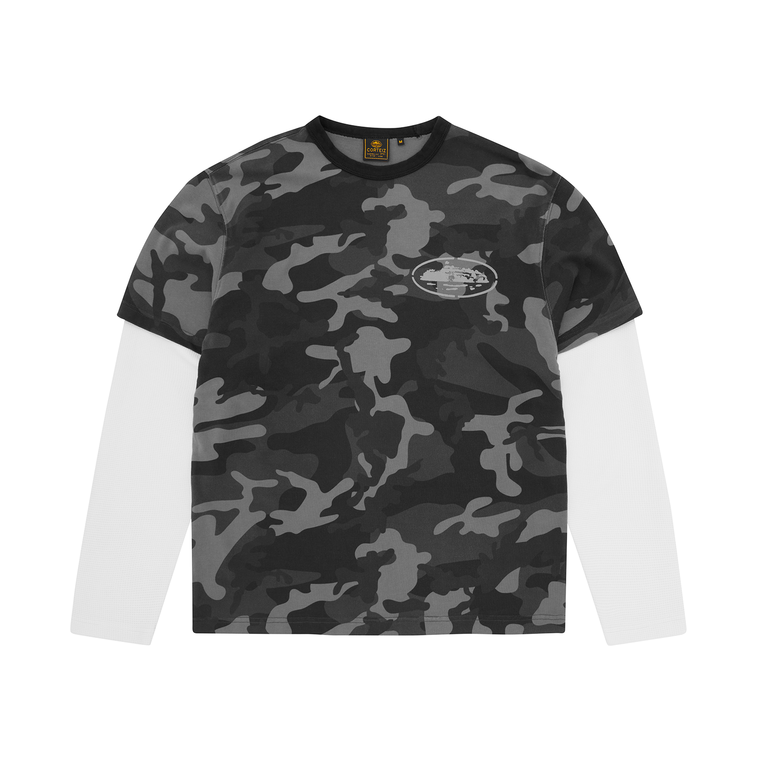 ISLAND HYBRID THERMAL LS [BLACK CAMO] Hoodie product image