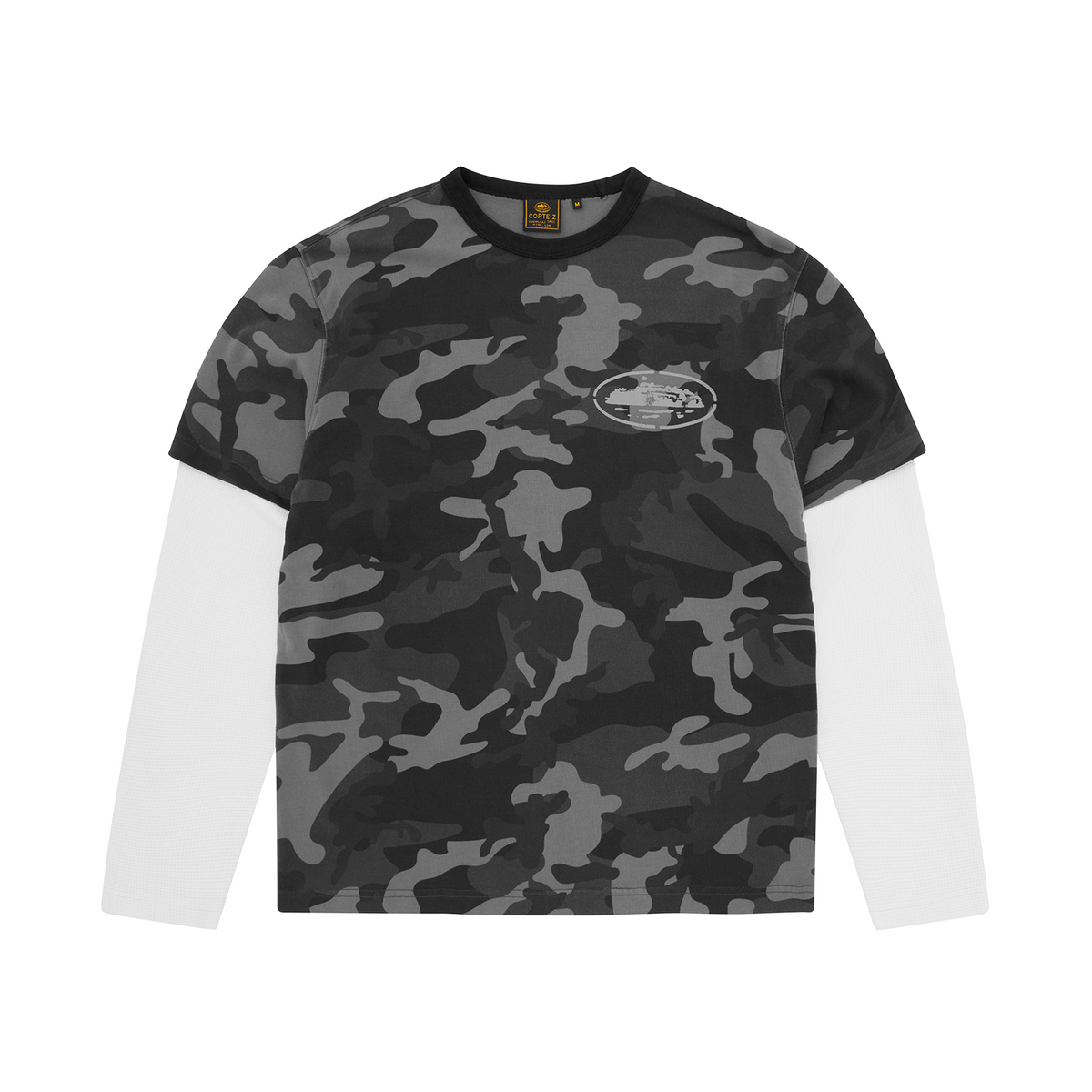 ISLAND HYBRID THERMAL LS [BLACK CAMO] Hoodie product image